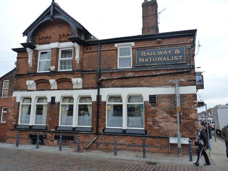 The Railway and Naturalist pub in Prestwich